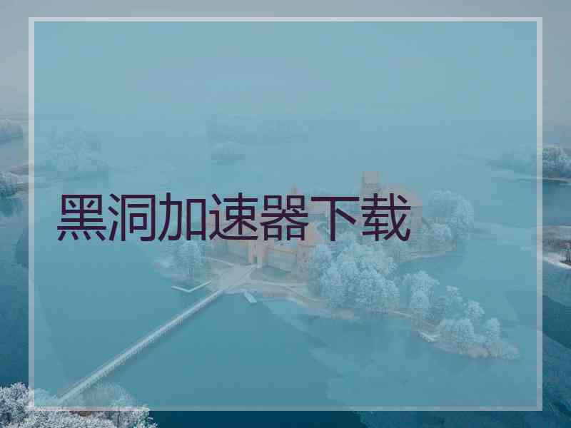 黑洞加速器下载