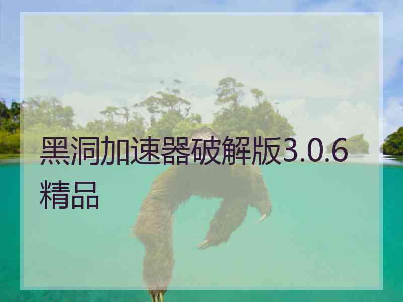 黑洞加速器破解版3.0.6精品