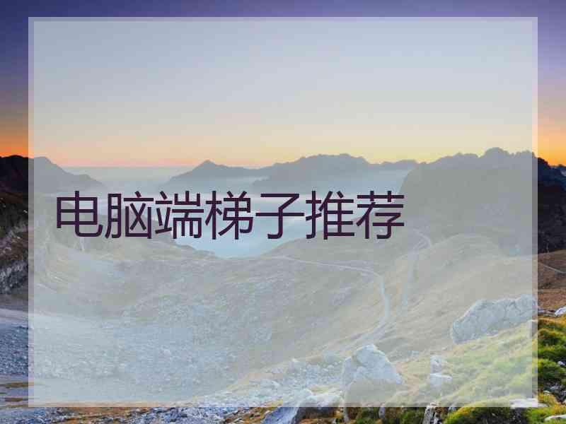 电脑端梯子推荐