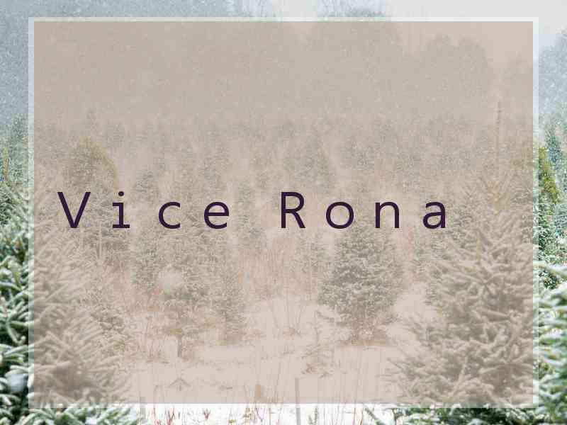 Ｖｉｃｅ  Ｒｏｎａ