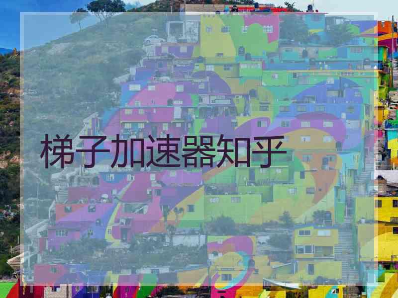梯子加速器知乎