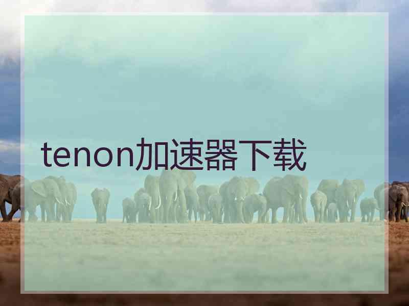 tenon加速器下载